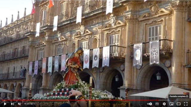 Hermandad del Silencio Plaza Mayor 2017, Salamanca